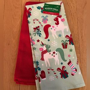 New Christmas Themed 2 Piece Towel Set